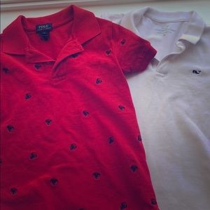 2 cotton polos
